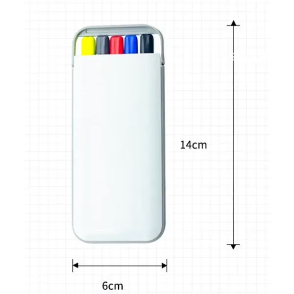 Rainbow Pen, Pencil & Highlighter Set With Portable Case - Rainbow Pen, Pencil & Highlighter Set With Portable Case - Image 1 of 2