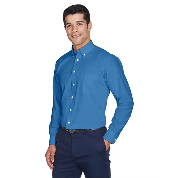 Devon & Jones Men's Crown Collection® Oxford Woven Dress ... - Devon & Jones Men's Crown Collection® Oxford Woven Dress ... - Image 5 of 15
