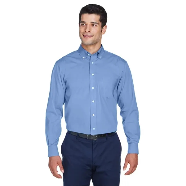 Devon & Jones Men's Crown Collection® Oxford Woven Dress ... - Devon & Jones Men's Crown Collection® Oxford Woven Dress ... - Image 9 of 15