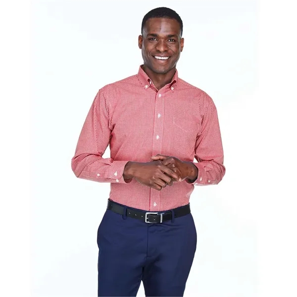 Devon & Jones Men's Crown Collection® Gingham Check Woven... - Devon & Jones Men's Crown Collection® Gingham Check Woven... - Image 18 of 24