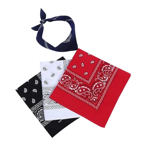 22'' Full Color Square Bandanna - 22'' Full Color Square Bandanna - Image 3 of 3