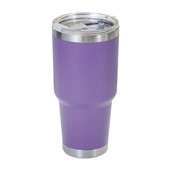30 Oz Vacuum Insulated Stainless Steel Tumbler with Lid - 30 Oz Vacuum Insulated Stainless Steel Tumbler with Lid - Image 2 of 3