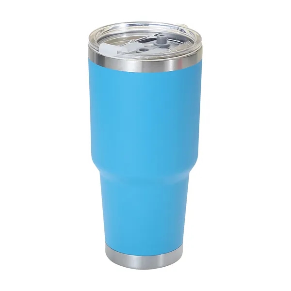 30 Oz Vacuum Insulated Stainless Steel Tumbler with Lid - 30 Oz Vacuum Insulated Stainless Steel Tumbler with Lid - Image 3 of 3