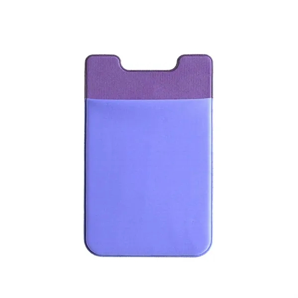 Lycra Cell Phone Wallet Card Holder - Lycra Cell Phone Wallet Card Holder - Image 4 of 17