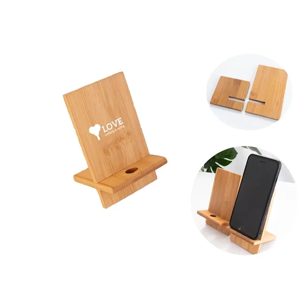Bamboo Mobile Phone Holder - Bamboo Mobile Phone Holder - Image 0 of 3