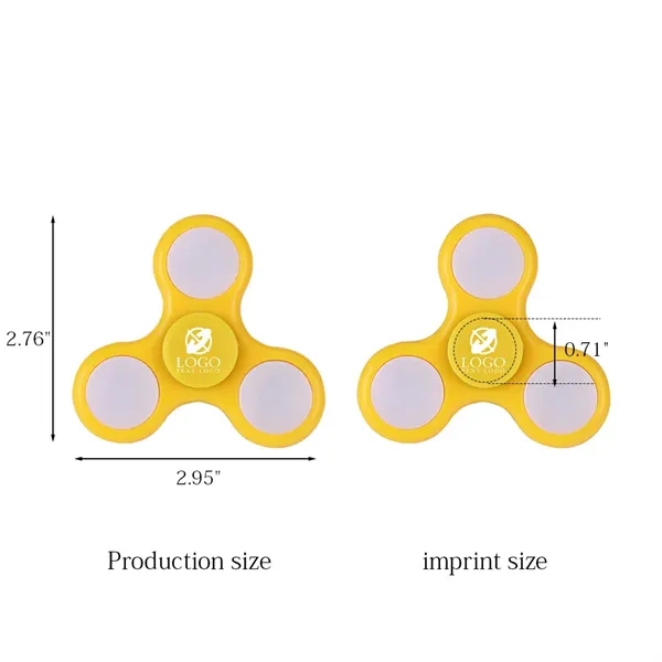 Custom Custom LED Lights Fidget Spinner