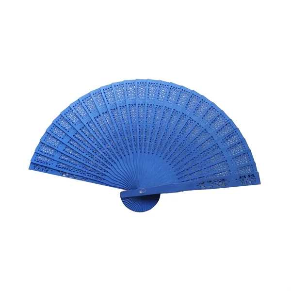 Wood Fold Hand Fan - Wood Fold Hand Fan - Image 2 of 3