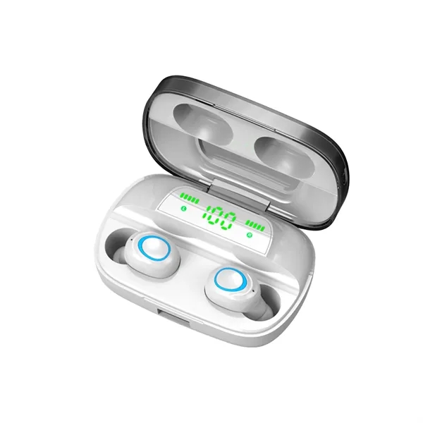 Wireless  5.0 Earbuds W/Charging Box - Wireless  5.0 Earbuds W/Charging Box - Image 1 of 3