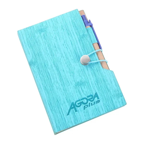 Custom Woodgrain Notebook with Sticky Notes & Flags - Custom Woodgrain Notebook with Sticky Notes & Flags - Image 7 of 10