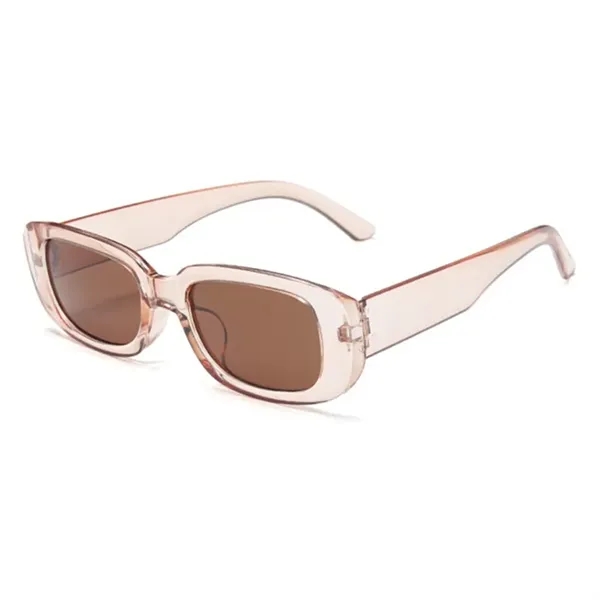 Vintage Square Retro Wide Frame Sunglasses - Vintage Square Retro Wide Frame Sunglasses - Image 1 of 17