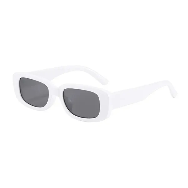 Vintage Square Retro Wide Frame Sunglasses - Vintage Square Retro Wide Frame Sunglasses - Image 2 of 17