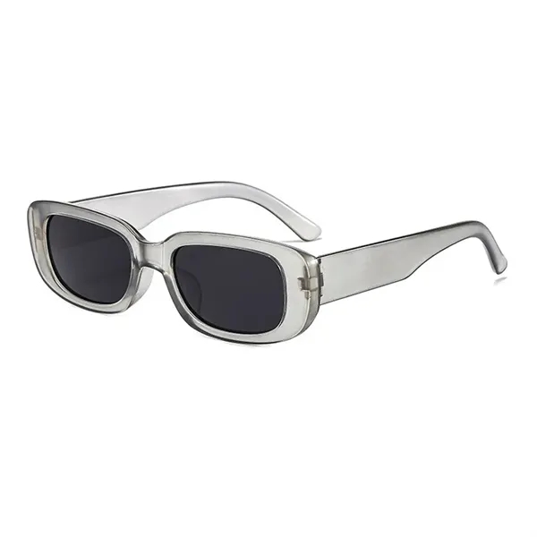 Vintage Square Retro Wide Frame Sunglasses - Vintage Square Retro Wide Frame Sunglasses - Image 4 of 17