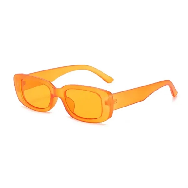 Vintage Square Retro Wide Frame Sunglasses - Vintage Square Retro Wide Frame Sunglasses - Image 10 of 17