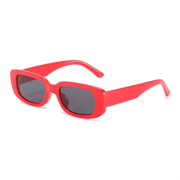 Vintage Square Retro Wide Frame Sunglasses - Vintage Square Retro Wide Frame Sunglasses - Image 12 of 17