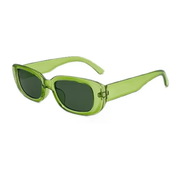 Vintage Square Retro Wide Frame Sunglasses - Vintage Square Retro Wide Frame Sunglasses - Image 14 of 17