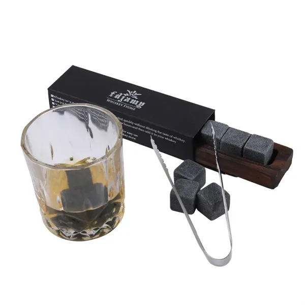 Granite Chilling Whiskey Cube Rocks Set - Granite Chilling Whiskey Cube Rocks Set - Image 2 of 6