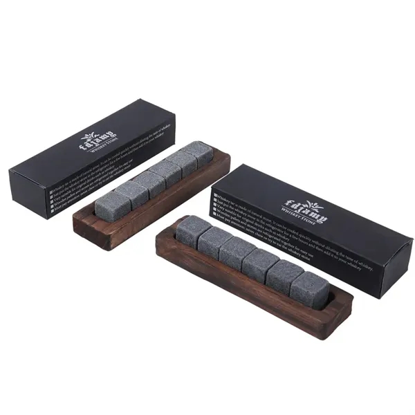 Granite Chilling Whiskey Cube Rocks Set - Granite Chilling Whiskey Cube Rocks Set - Image 4 of 6