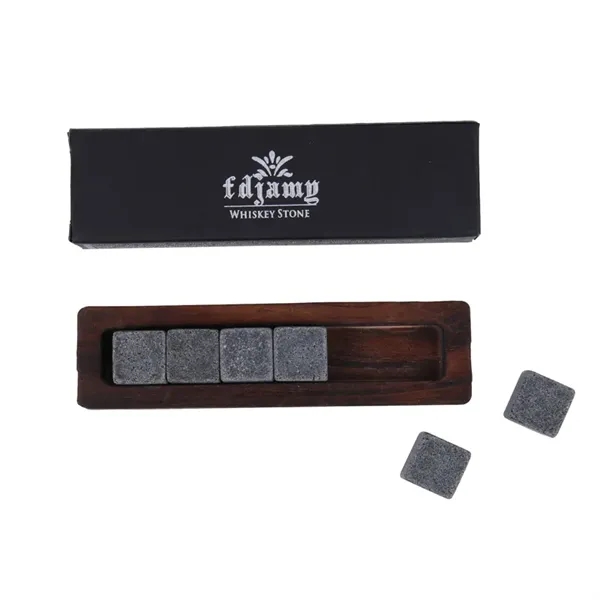 Granite Chilling Whiskey Cube Rocks Set - Granite Chilling Whiskey Cube Rocks Set - Image 5 of 6