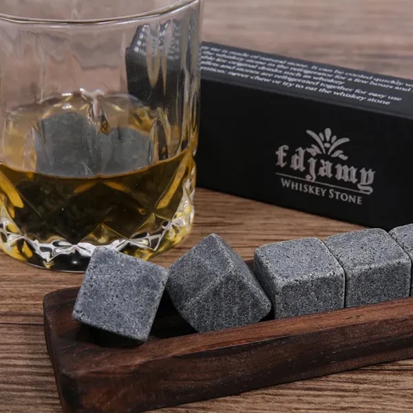 Granite Chilling Whiskey Cube Rocks Set - Granite Chilling Whiskey Cube Rocks Set - Image 6 of 6