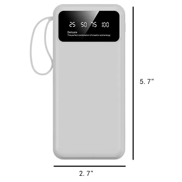 10000mAh Power Bank Fast Charging Portable Charger - 10000mAh Power Bank Fast Charging Portable Charger - Image 1 of 4