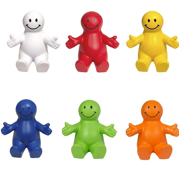 Squeezable Fun Colorful Smile Face Guy Phone Holders - Squeezable Fun Colorful Smile Face Guy Phone Holders - Image 2 of 4