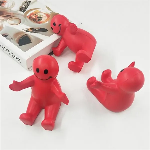 Squeezable Fun Colorful Smile Face Guy Phone Holders - Squeezable Fun Colorful Smile Face Guy Phone Holders - Image 4 of 4