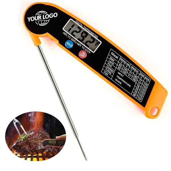 Foldable Instant Read Kitchen Digital Thermometer - Foldable Instant Read Kitchen Digital Thermometer - Image 0 of 5