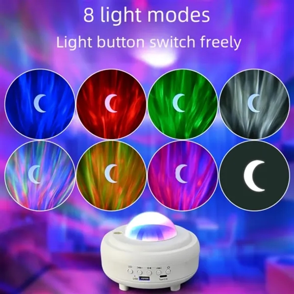 Northern Moon Lights Projector with Wireless Speaker - Northern Moon Lights Projector with Wireless Speaker - Image 2 of 6