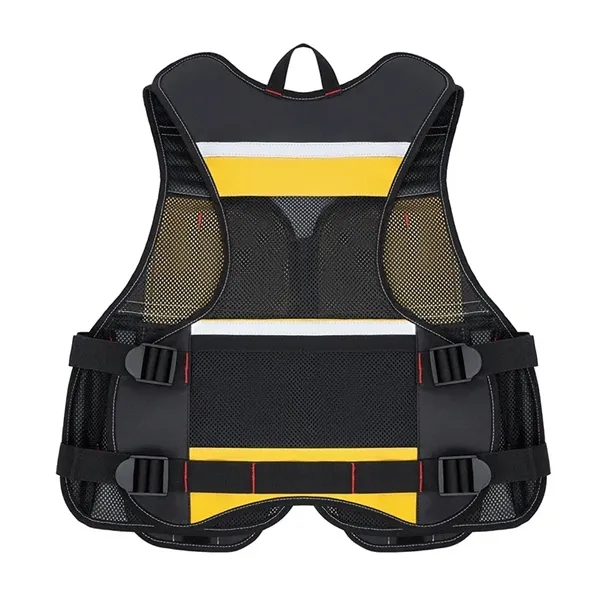 Multi-Pocket Tool Vest Reflective - Multi-Pocket Tool Vest Reflective - Image 2 of 2