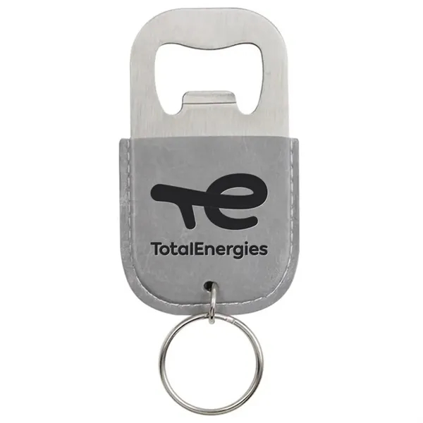 Leather Bottle Opener Keychain - Leather Bottle Opener Keychain - Image 6 of 6