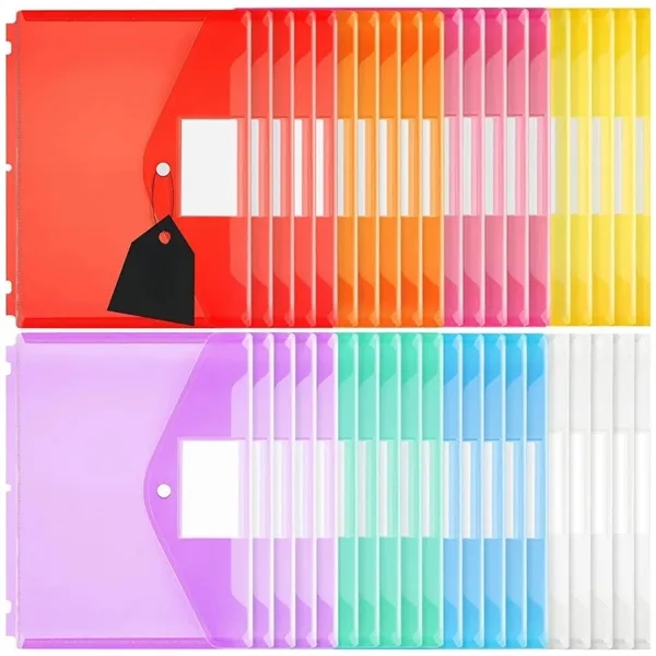 3 Ring Binder Pocket Durable and Practical Organizer Storage - 3 Ring Binder Pocket Durable and Practical Organizer Storage - Image 2 of 5