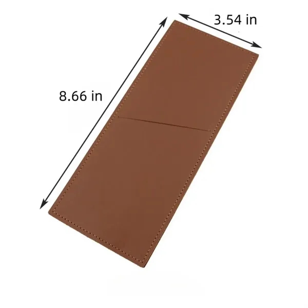 Portable PU Leather Cutlery Bag For Travel And Dining - Portable PU Leather Cutlery Bag For Travel And Dining - Image 1 of 5