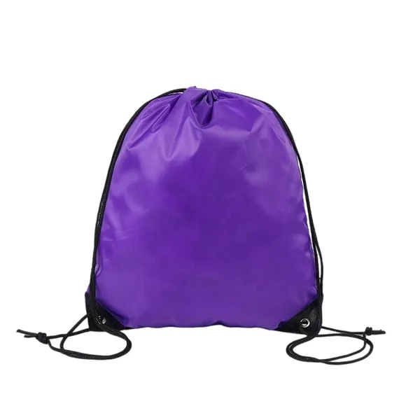 Lightweight Drawstring Backpack for School and Travel - Lightweight Drawstring Backpack for School and Travel - Image 19 of 19