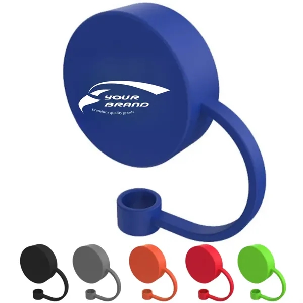 Reusable Silicone Straw Cap Dust Proof Cover - Reusable Silicone Straw Cap Dust Proof Cover - Image 0 of 4