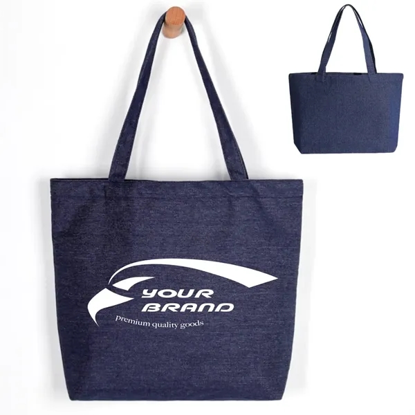 Eco Friendly Denim Tote Bag For Shopping And Daily Use - Eco Friendly Denim Tote Bag For Shopping And Daily Use - Image 0 of 3
