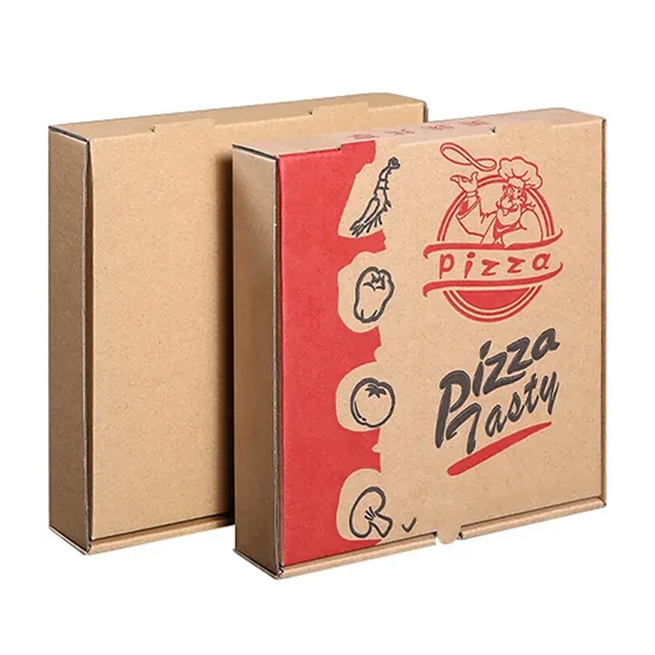 Custom Full Color Pizza Food Packing Boxes - Custom Full Color Pizza Food Packing Boxes - Image 1 of 2