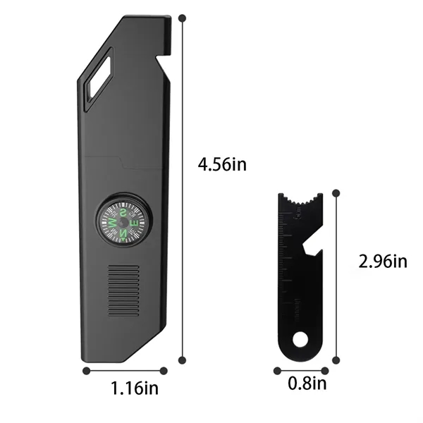 Multitool Magnesium Rod Fire Starters With Whistle Compass - Multitool Magnesium Rod Fire Starters With Whistle Compass - Image 1 of 5