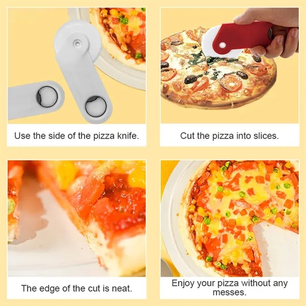 Customize Light Plastic Pizza Cutter With Bottle Opener - Customize Light Plastic Pizza Cutter With Bottle Opener - Image 4 of 4