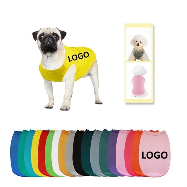 Breathable Summer Pet Shirt for Small Dogs & Cats - Breathable Summer Pet Shirt for Small Dogs & Cats - Image 0 of 3