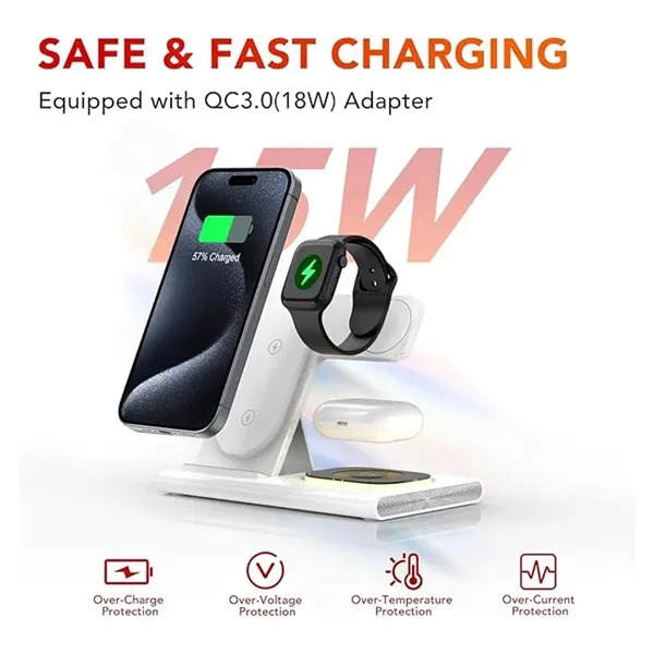 3 in 1 Foldable Charging Station - 3 in 1 Foldable Charging Station - Image 1 of 2