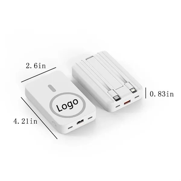 10000mAh Magsafe Magnetic Wireless Charger - 10000mAh Magsafe Magnetic Wireless Charger - Image 3 of 4