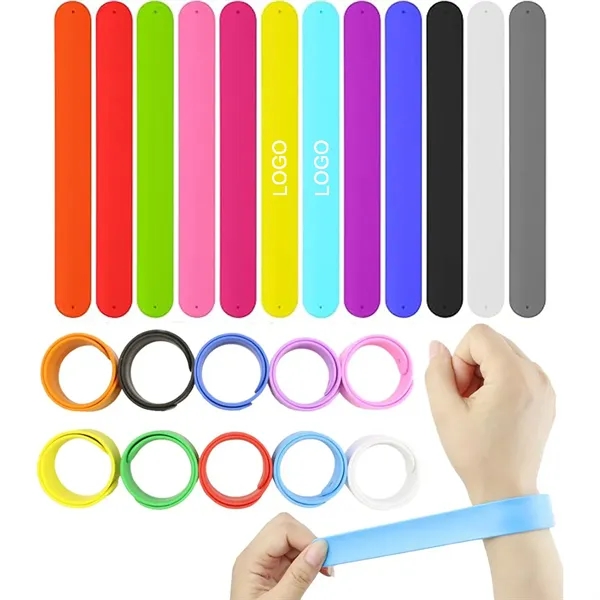 Custom Silicone Slap Bracelets for Adults and Teens - Custom Silicone Slap Bracelets for Adults and Teens - Image 0 of 2