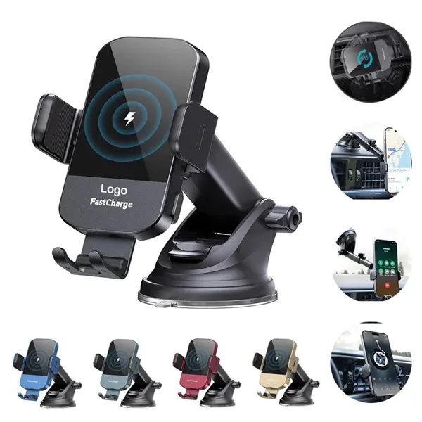 15W Auto Clamping Wireless Car Fast Charger - 15W Auto Clamping Wireless Car Fast Charger - Image 0 of 6