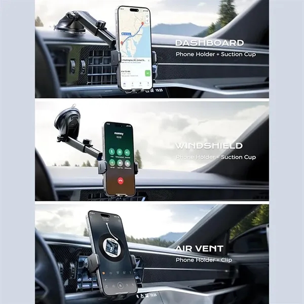 15W Auto Clamping Wireless Car Fast Charger - 15W Auto Clamping Wireless Car Fast Charger - Image 1 of 6
