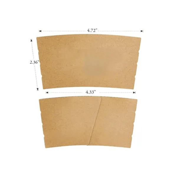 12Oz./14Oz. /16Oz. Kraft Paper Cup Sleeve - 12Oz./14Oz. /16Oz. Kraft Paper Cup Sleeve - Image 1 of 1