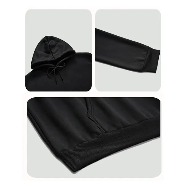 Trendy Multi-Color Hooded Sweatshirt - Trendy Multi-Color Hooded Sweatshirt - Image 2 of 2