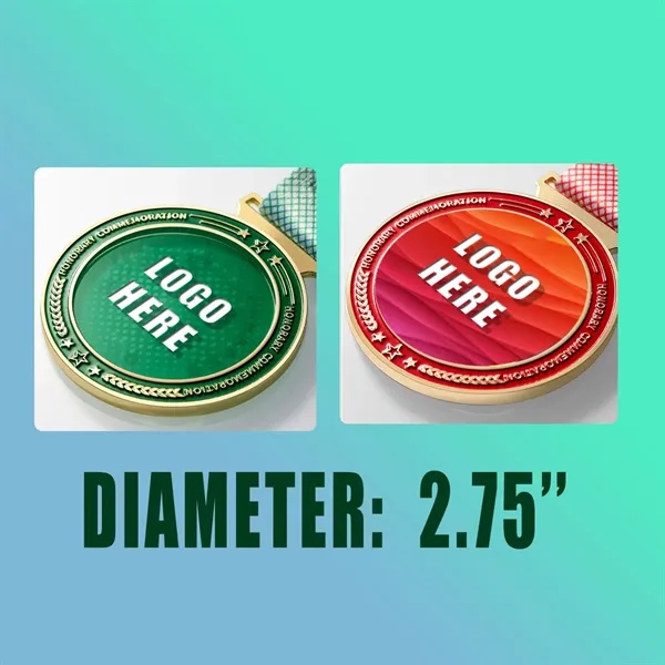 Personalized Crystal Event Medal - Personalized Crystal Event Medal - Image 1 of 1