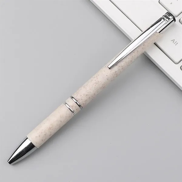 Degradable Push Type Eco Friendly Ballpoint Pen - Degradable Push Type Eco Friendly Ballpoint Pen - Image 2 of 2