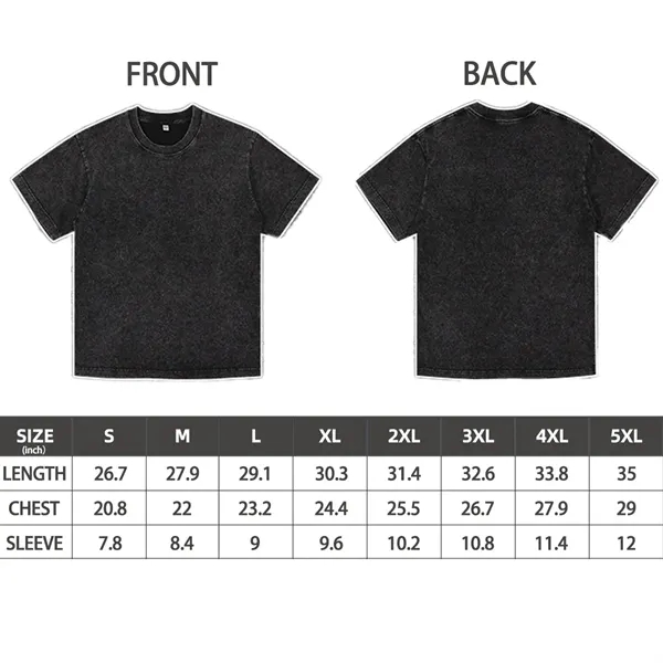 Classic Vintage 230GSM 100% Cotton Washed T-Shirt - Classic Vintage 230GSM 100% Cotton Washed T-Shirt - Image 1 of 2
