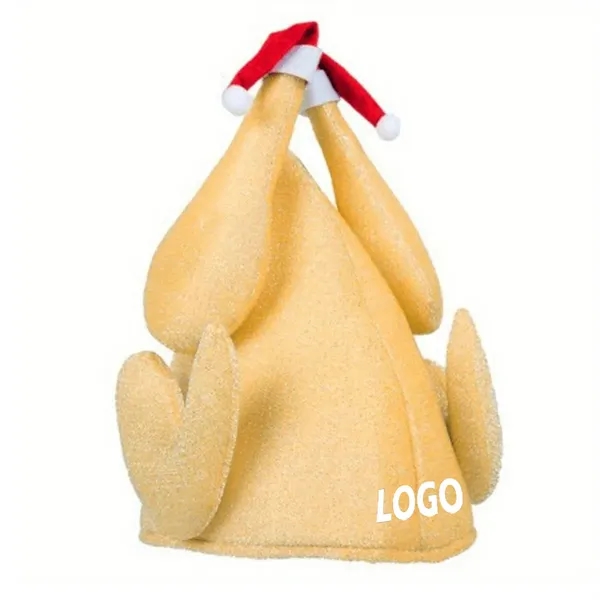 Creative Plush Christmas Turkey Hat For Festive Celebrations - Creative Plush Christmas Turkey Hat For Festive Celebrations - Image 0 of 2